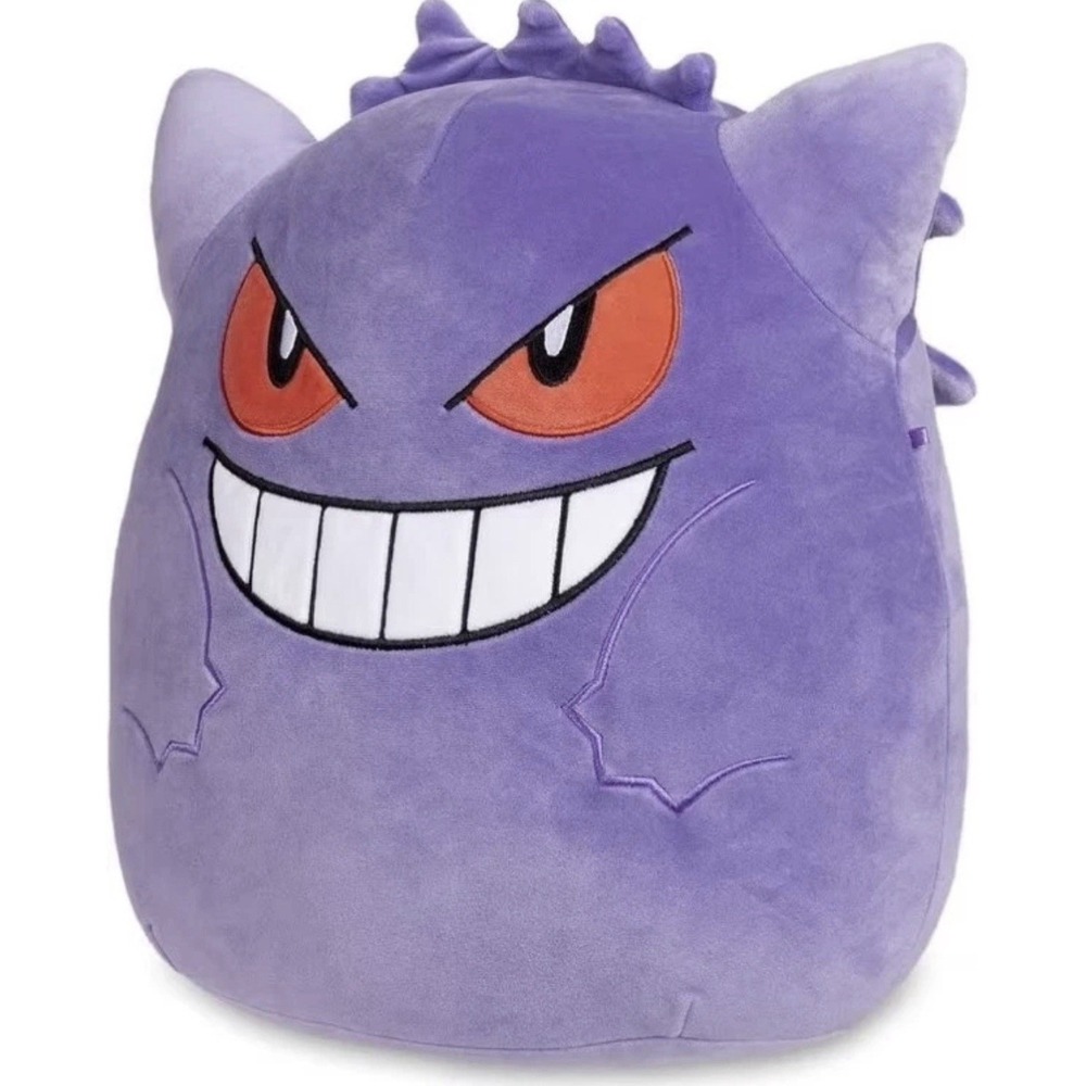 Original Squishmallow Pokémon Gengar 10" Plush [NEW - STILL SEALED VACUUM PACK]